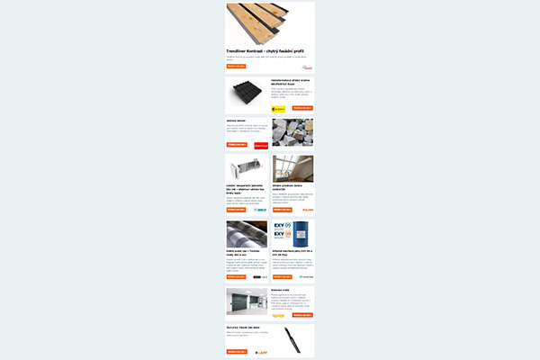 Trendliner Kontrast – Fasádní profil, který dává architektuře rytmus