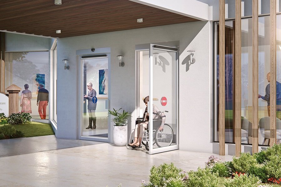 Systém kyvných dveří ASSA ABLOY SW200 Integra