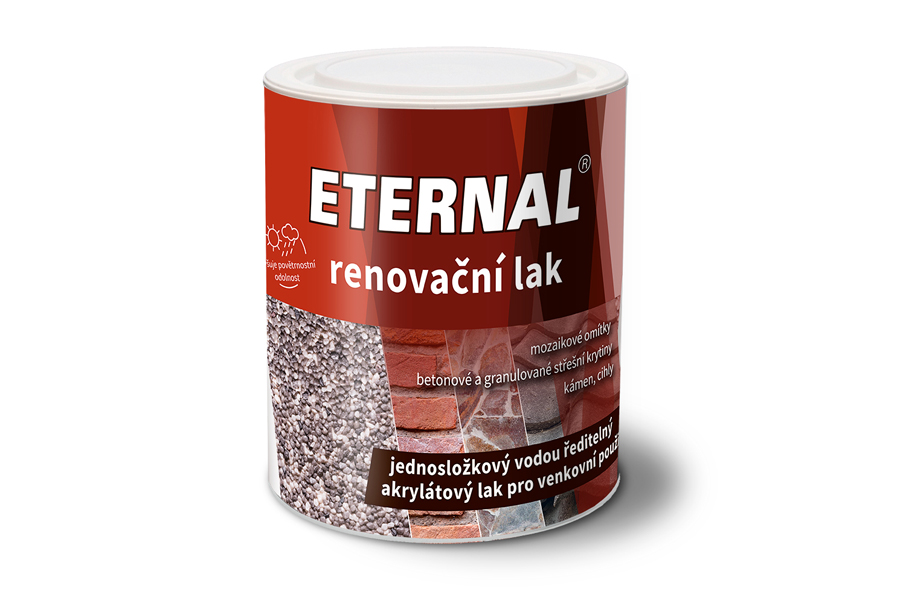 ETERNAL renovační lak pro transparentní nátěry