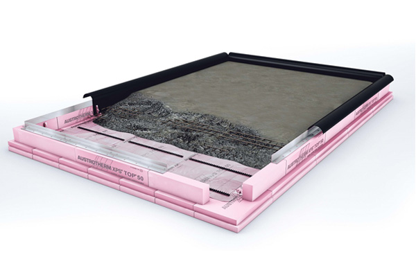 Austrotherm XPS systém základové desky