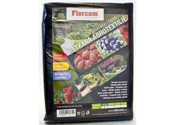 Netkaná agrotextilie černá 50G/M2