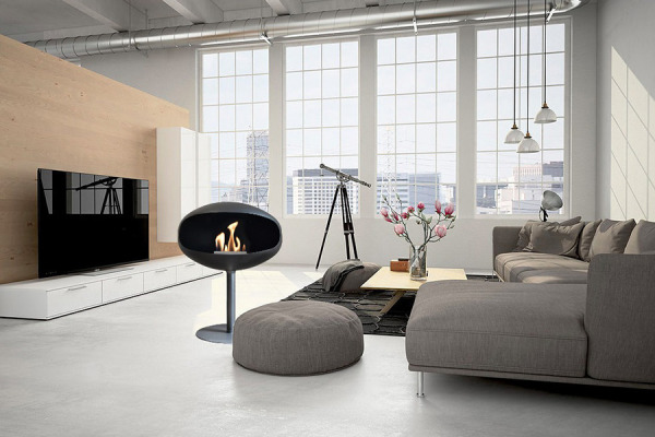 Designový krb Pedestal Modern