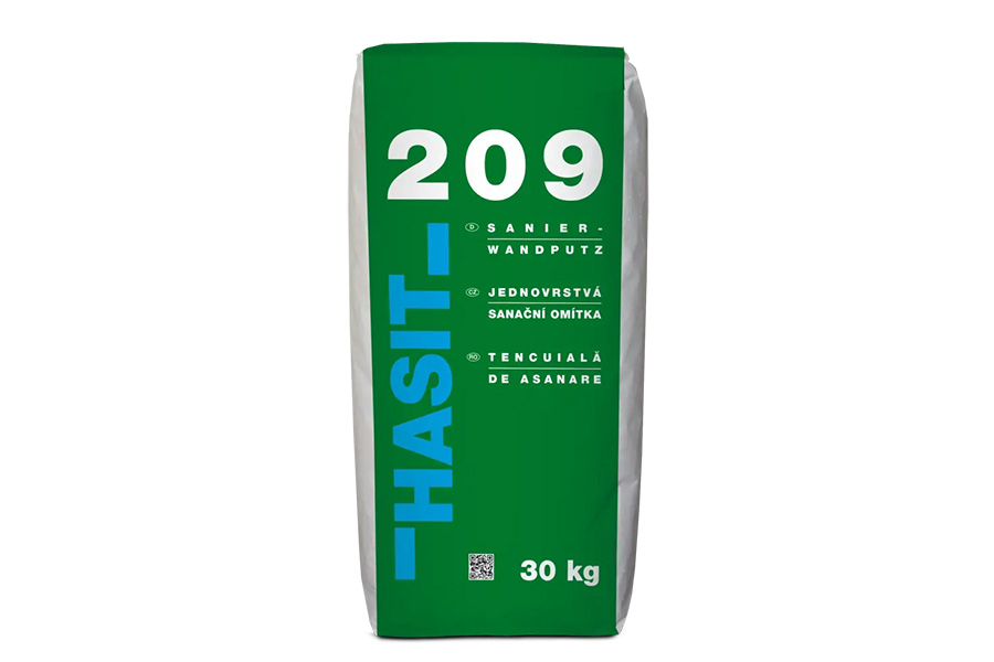 HASIT 209 Jednovrstvá sanační omítka