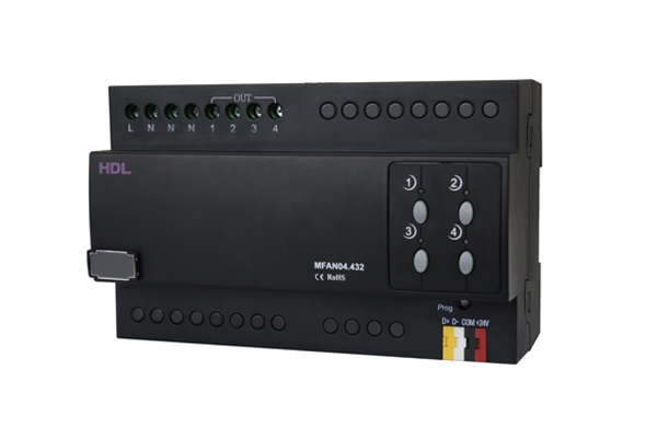 HDL-MFAN04.432 - Modul řízení ventilátorů