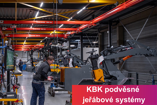 KBK podvěsné jeřábové systémy