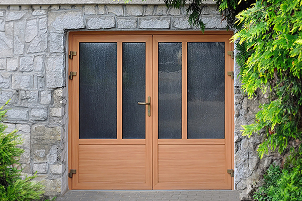 Křídlová vrata - hliník