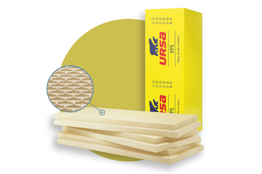Izolace z extrudovaného polystyrenu URSA XPS